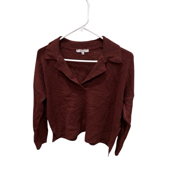 Madewell Sweaters - Madewell woman's wool brown/maroon sweater